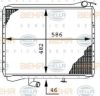HELLA 8MK 376 710-001 Radiator, engine cooling